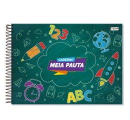 CAD.MEIA PAUTA C.D.ESP.OF.60FLS 1338-6 C/4